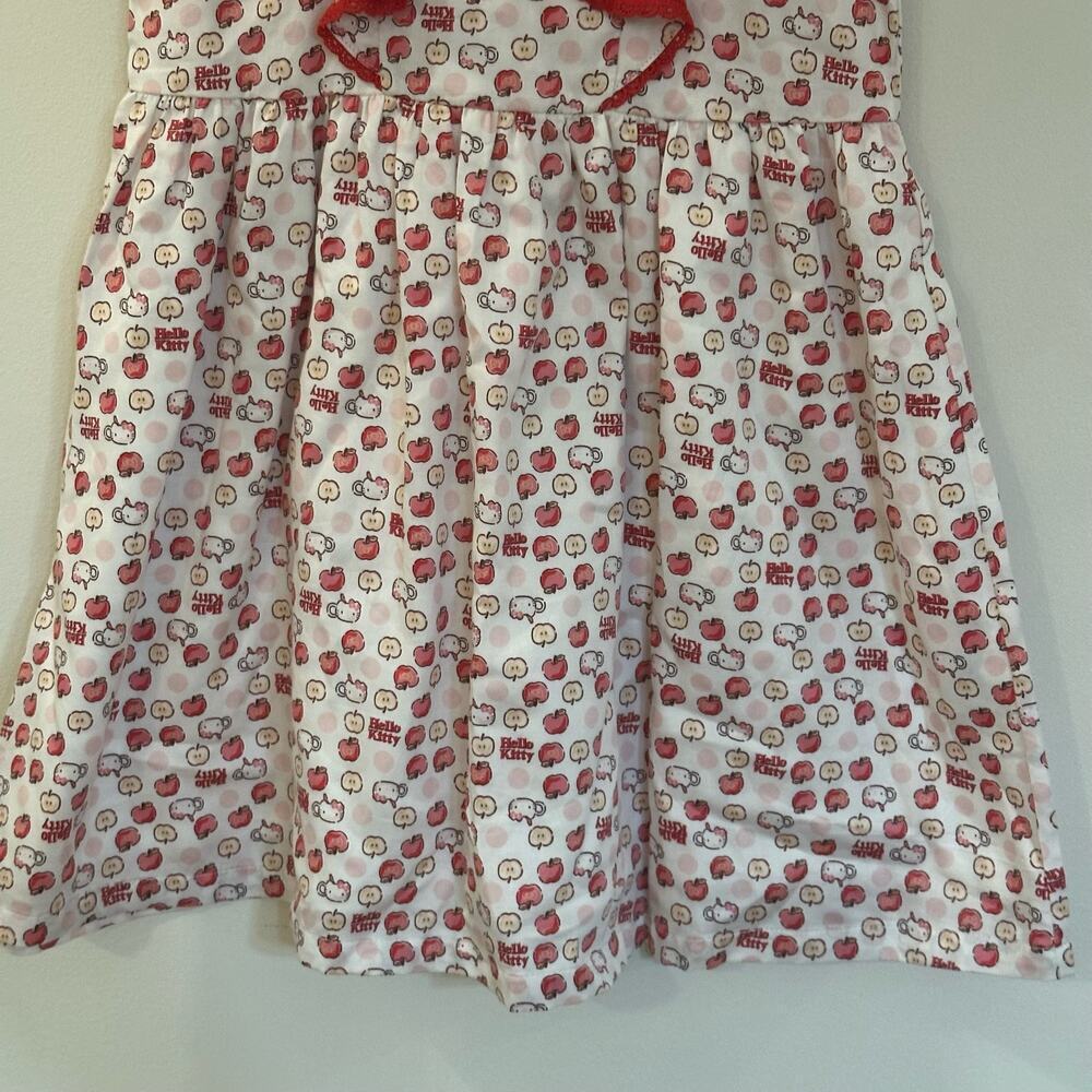 Girls Hello Kitty Apple Dress NEW sz 120 XS Girl's Hello Kitty Dress - Picture 11 of 11